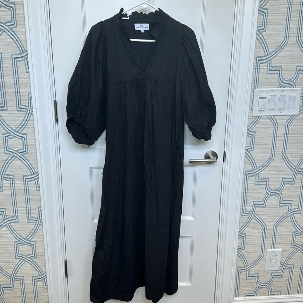 Never A Wallflower High-Necked Midi Dress